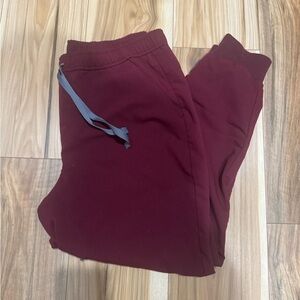 Figs Men’s Burgundy Jogger Scrub Pants